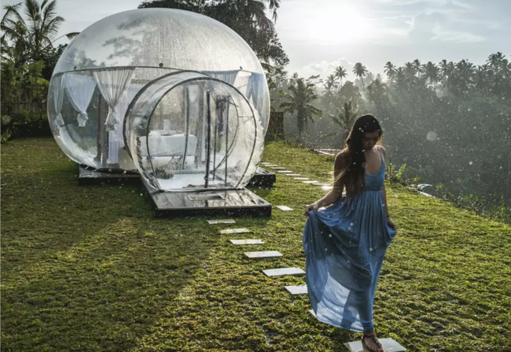 portable bubble tent