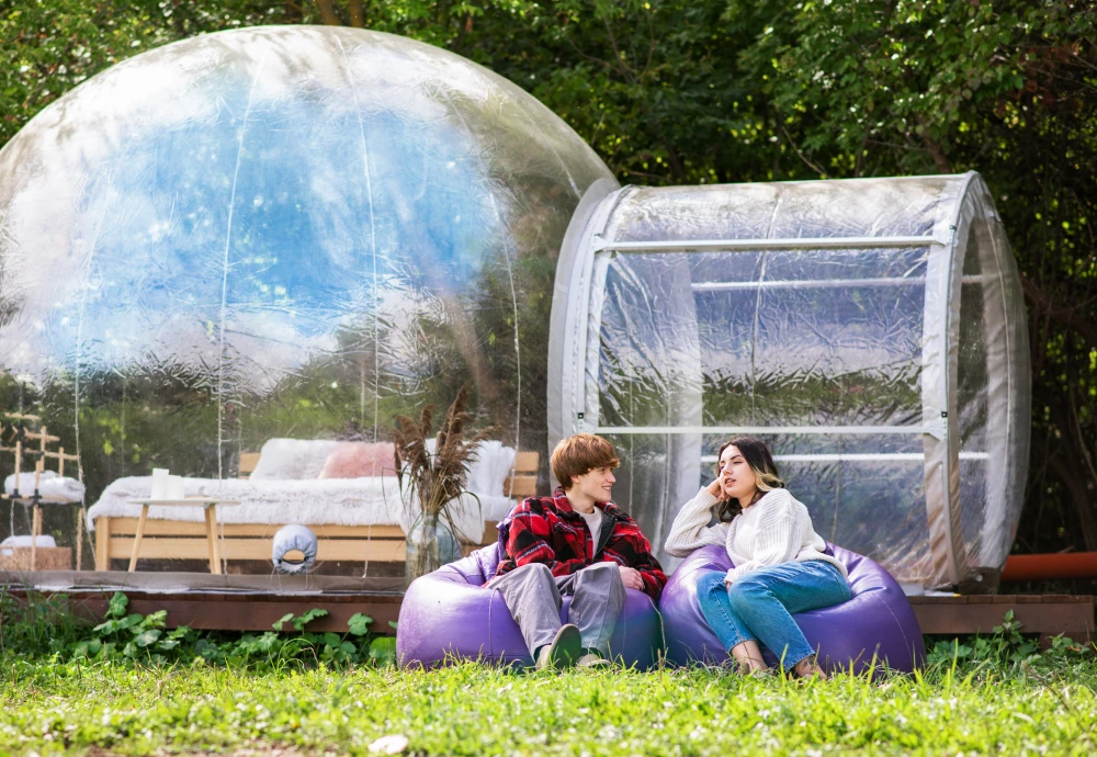 under the stars bubble tent