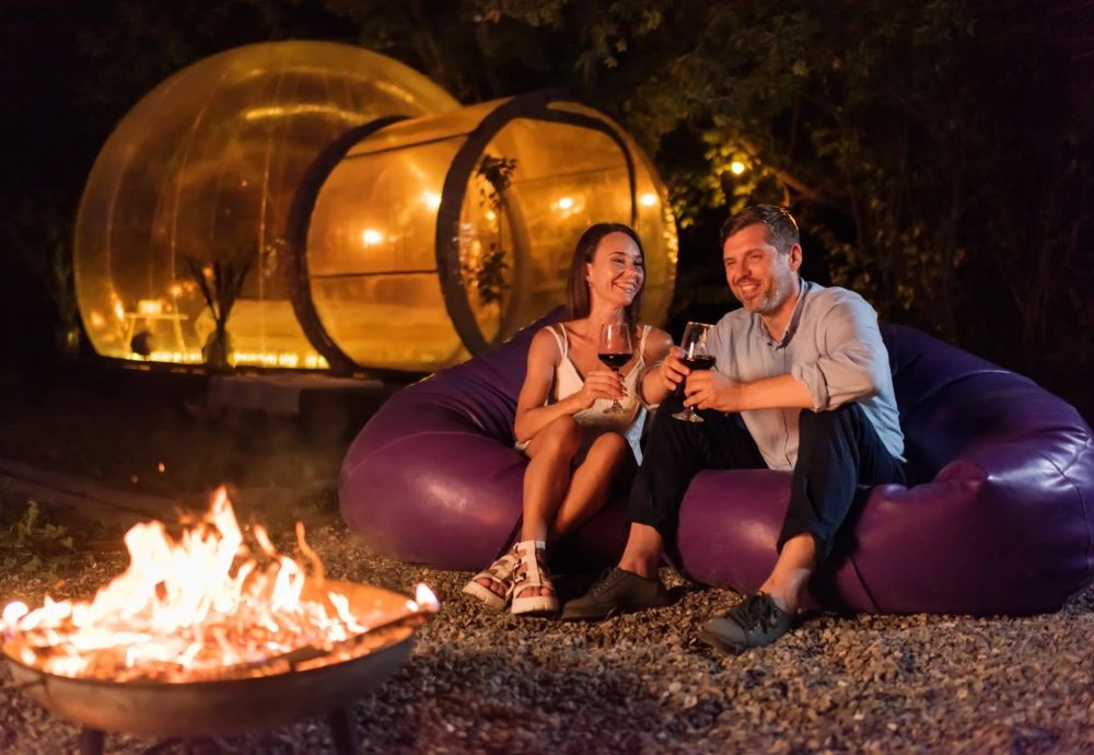 under the stars bubble tent